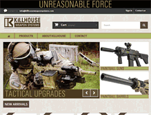 Tablet Screenshot of killhouseweaponsystems.com